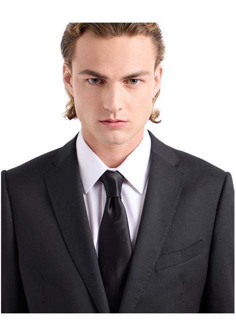 CRAVATTA IN PURA SETA MICRO MOTIVO JACQUARD EMPORIO ARMANI | Cravatte | 340075 CC19700020